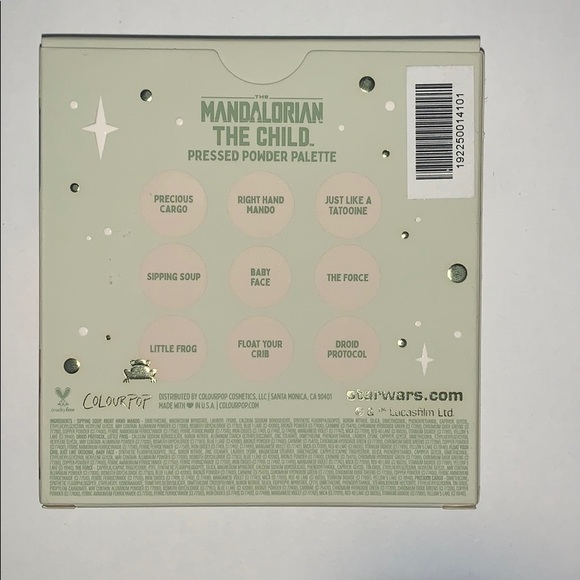 Star Wars Mandalorian colourpop eyeshadow palette - Picture 2 of 6